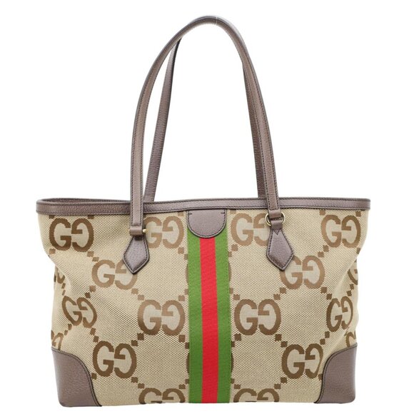 Gucci  Ophidia Medium GG Supreme Canvas Tote Bag Beige 631685 - Picture 3 of 14